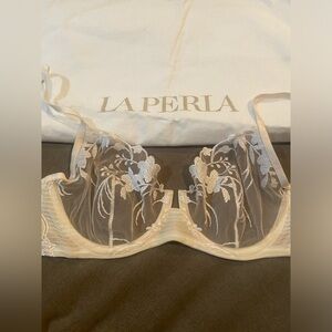 La Perla Embroidered Tulle & pleating -Size 34C